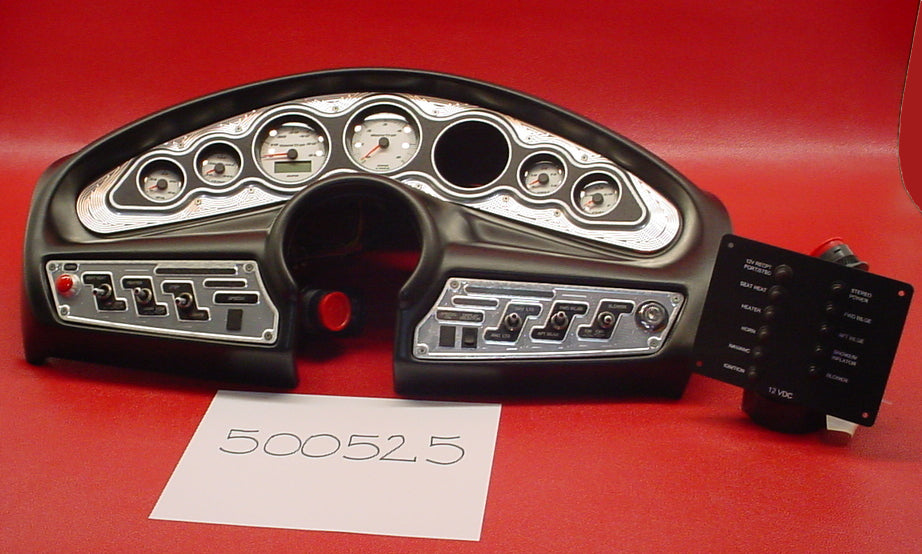 IPA-BLACK X1 '09 WHT-M3 GAUGES W/BILLET