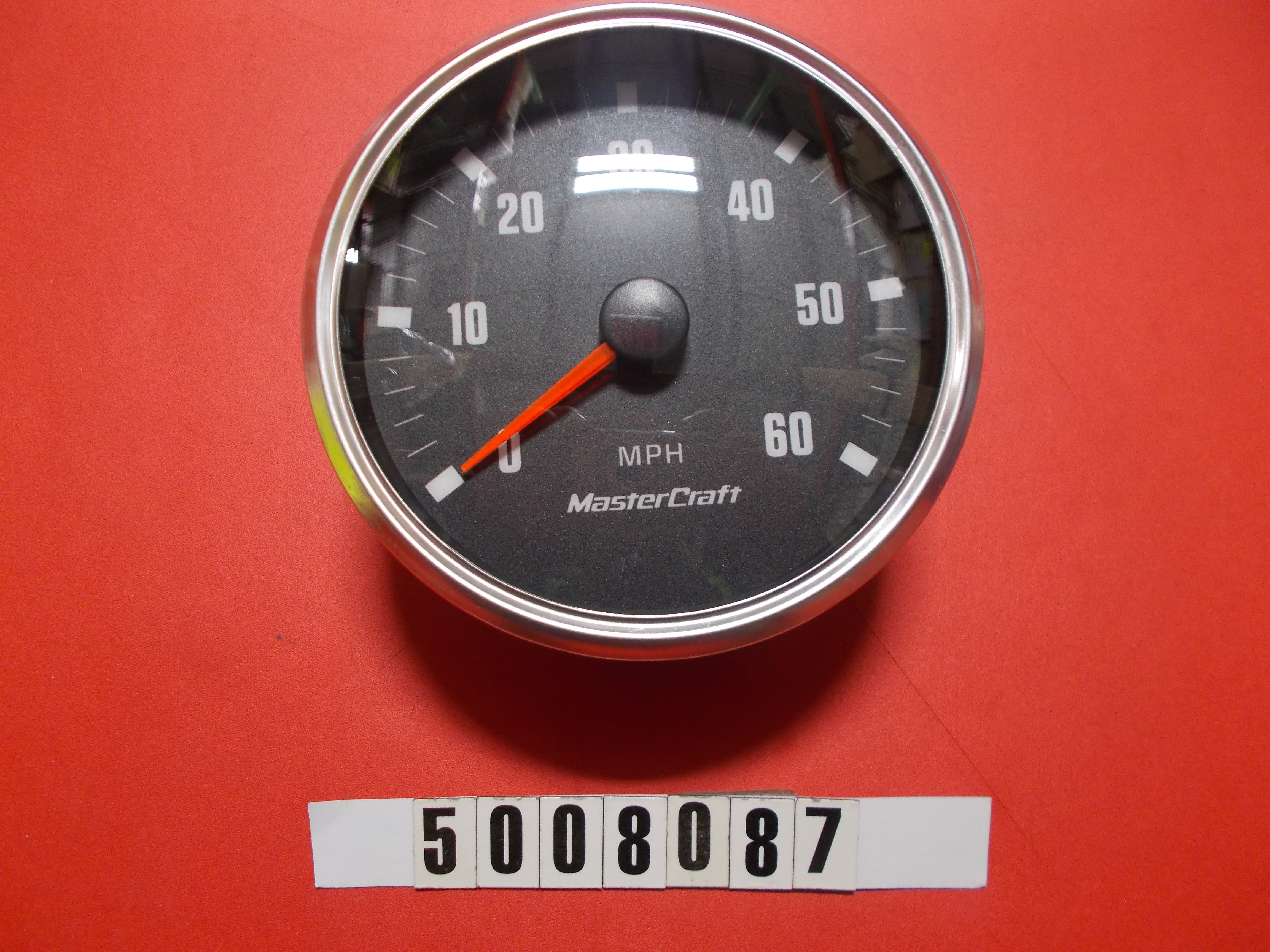 GAUGE SPEEDO 60 MPH 5" BLACK W/GREEN LIGHT '17 NLA