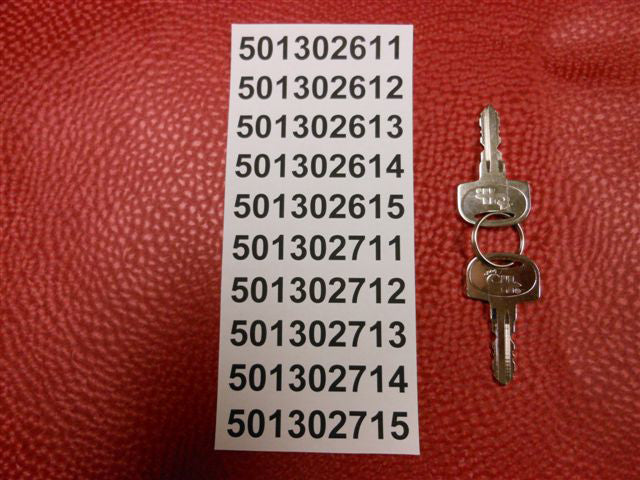 KEY-IGNITION 605 PLAIN NO FOB '13-'17 SOLD AS PAIR NLA