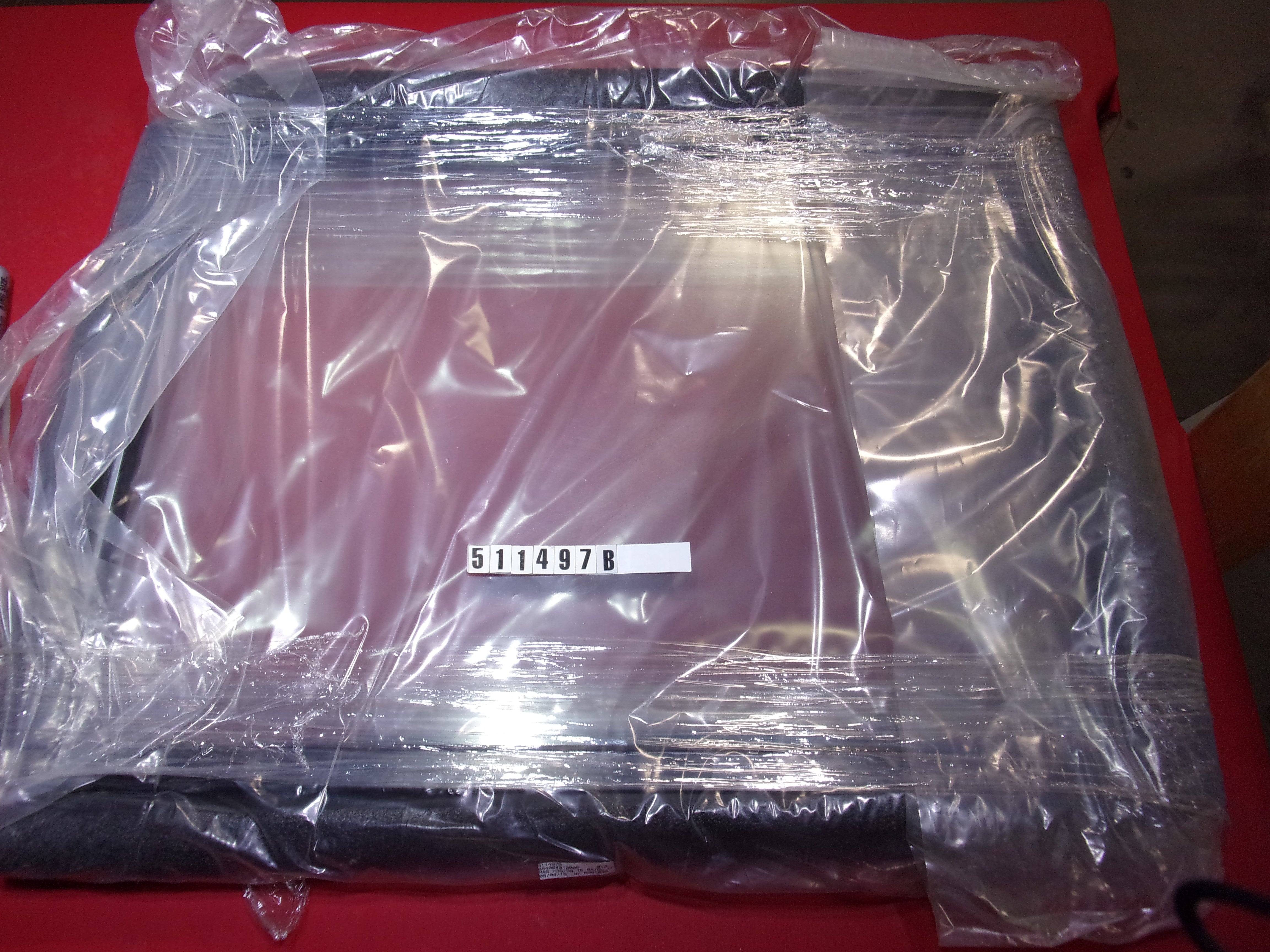 WINDSHIELD-DOOR BRUSHED ALUM HEADER OVERSIZED VERTICAL CATCH X30