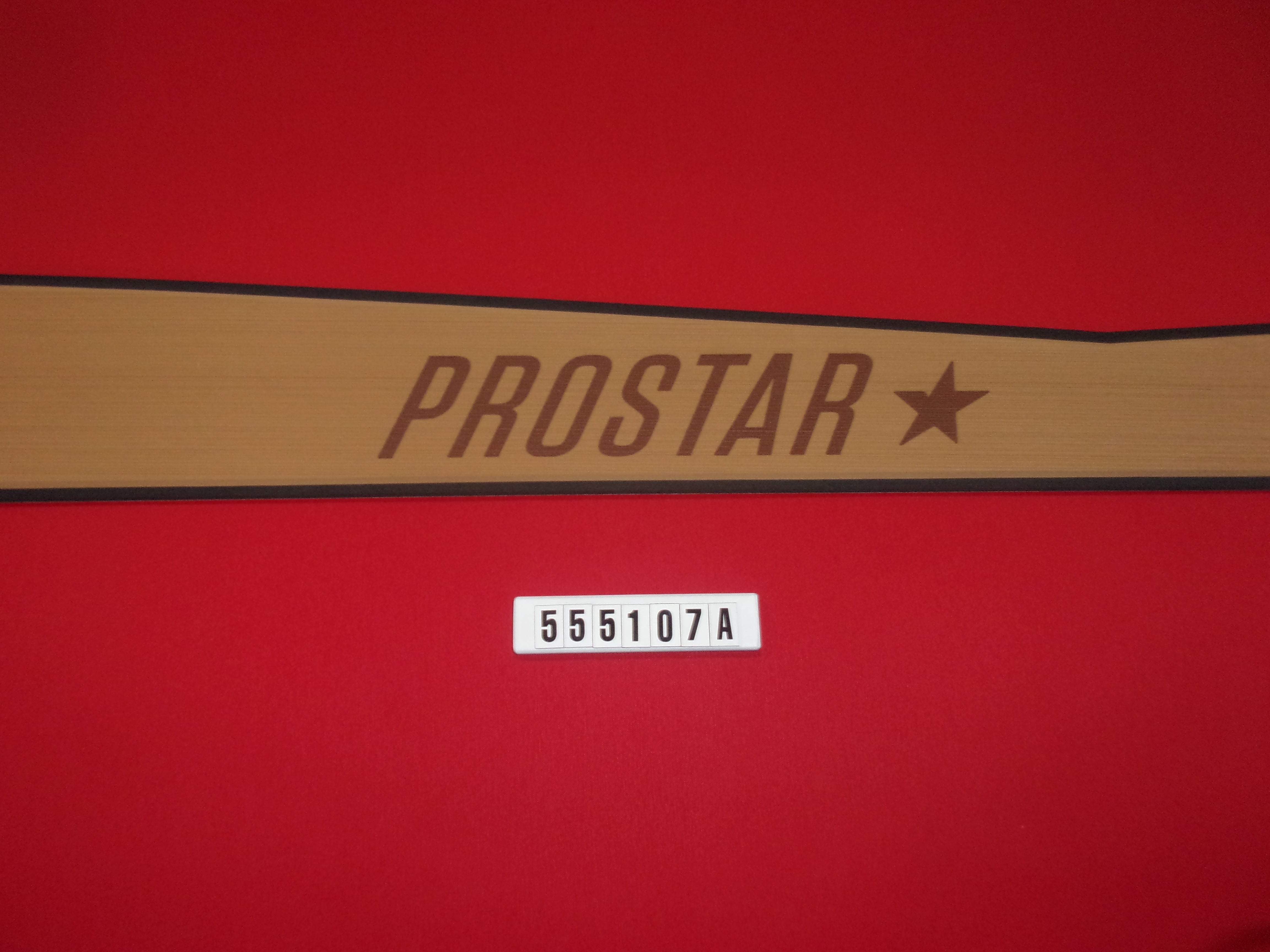 PAD - STBD COMBING W/ MC LOGO- GRAY- TEAK LOOK PROSTAR 2021