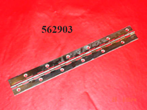 "HINGE-ANCHOR BOX LID POLISHED XSTAR's/245 '05-'14 , SKI LOCKER/MECH. HATCH"
