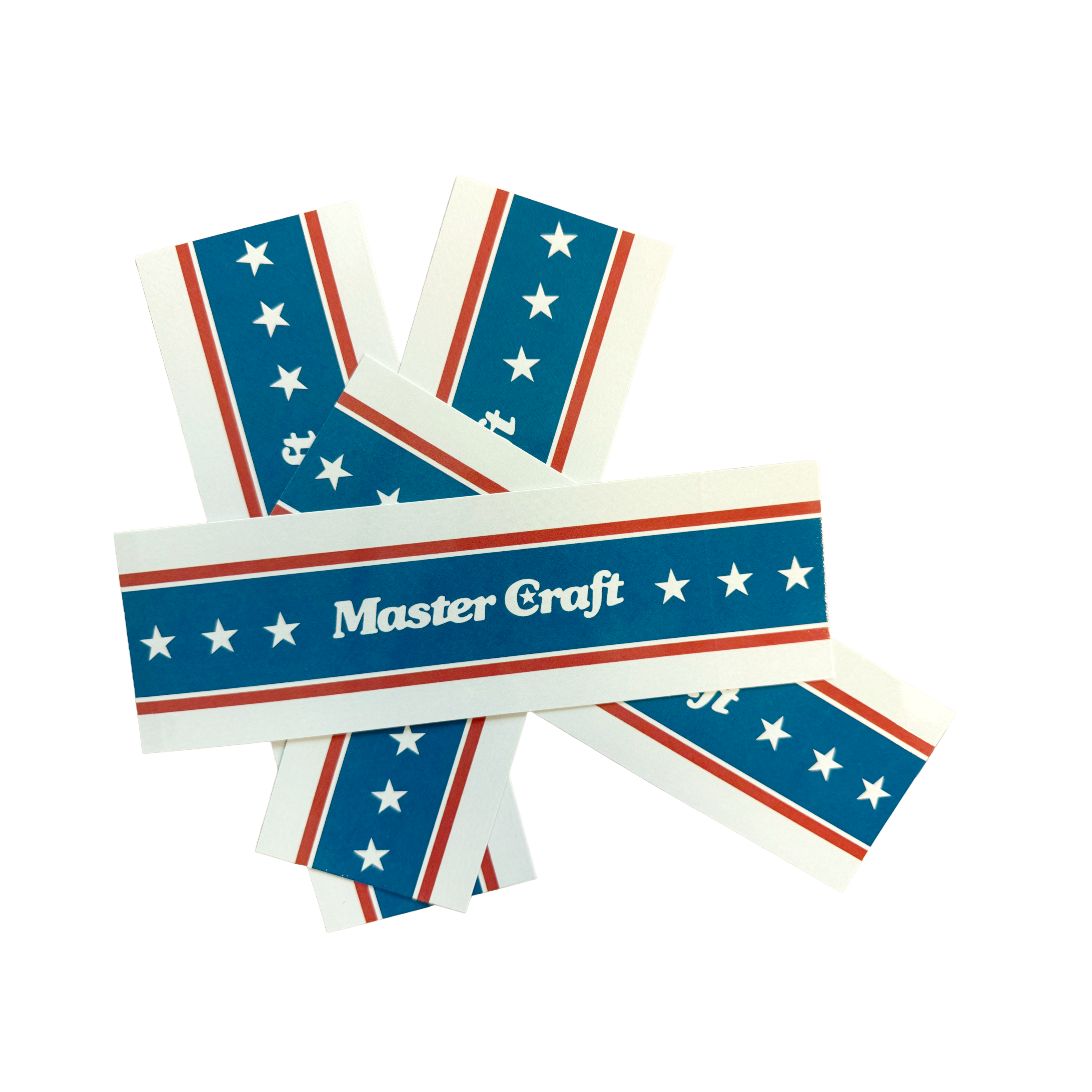 Stars & Stripes 8" Silkscreen Bumper Sticker