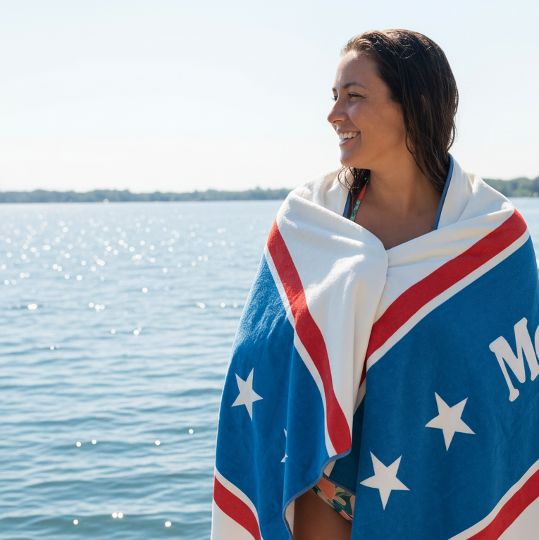 Stars & Stripes Quick-Dry Towel