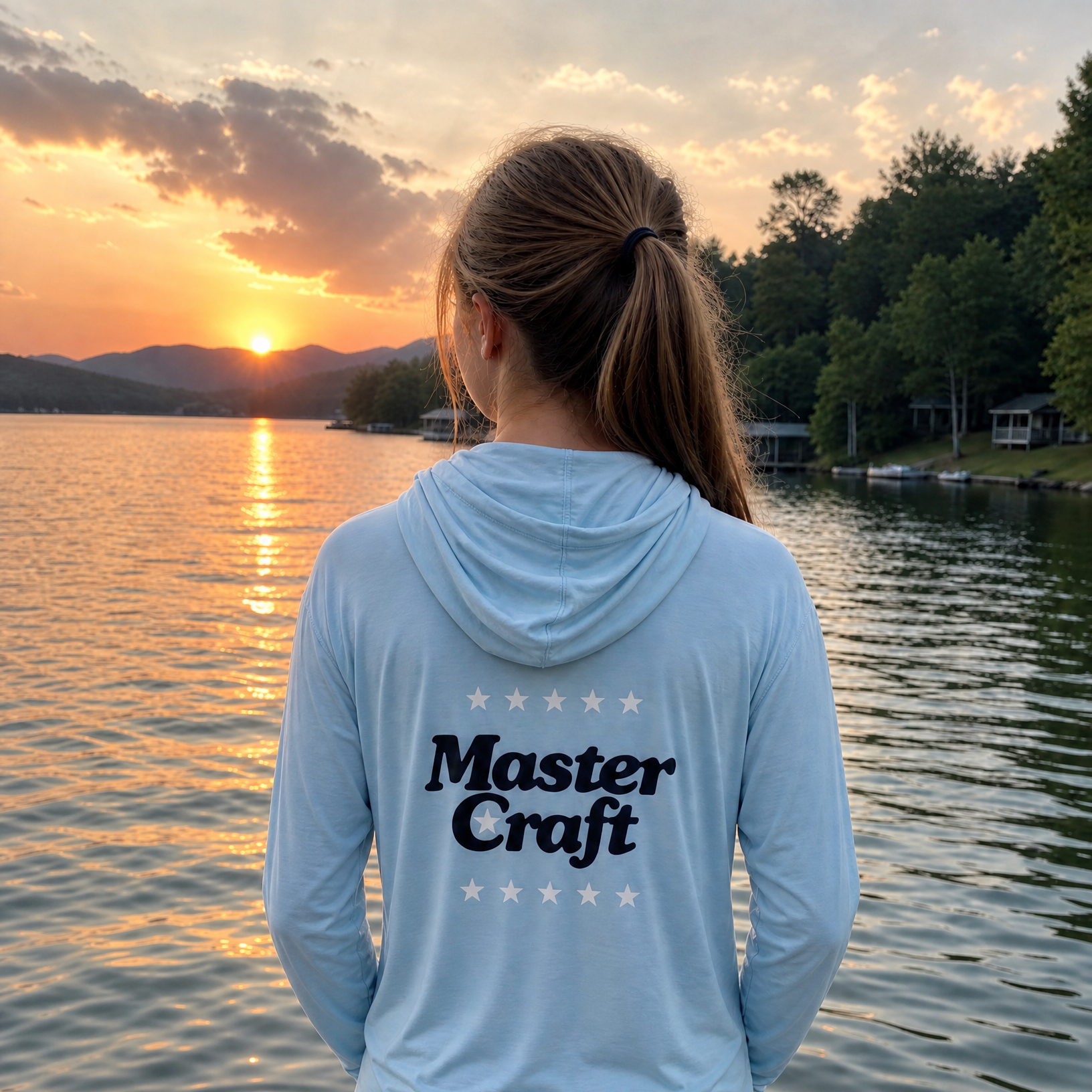 Youth Retro Stacked Bamboo Hoodie