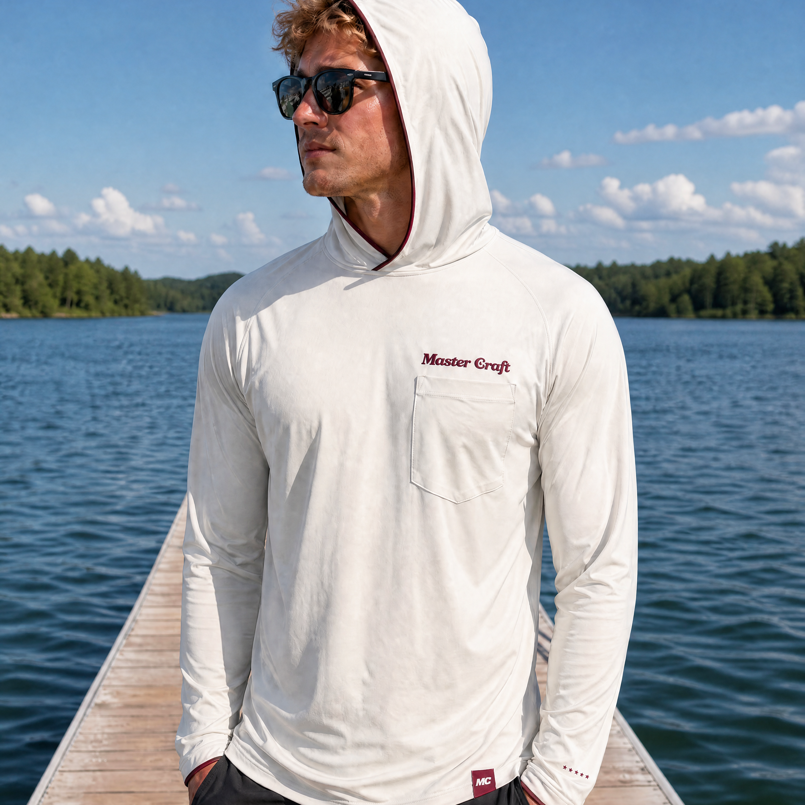 Retro Bamboo Sun Hoodie (Unisex)