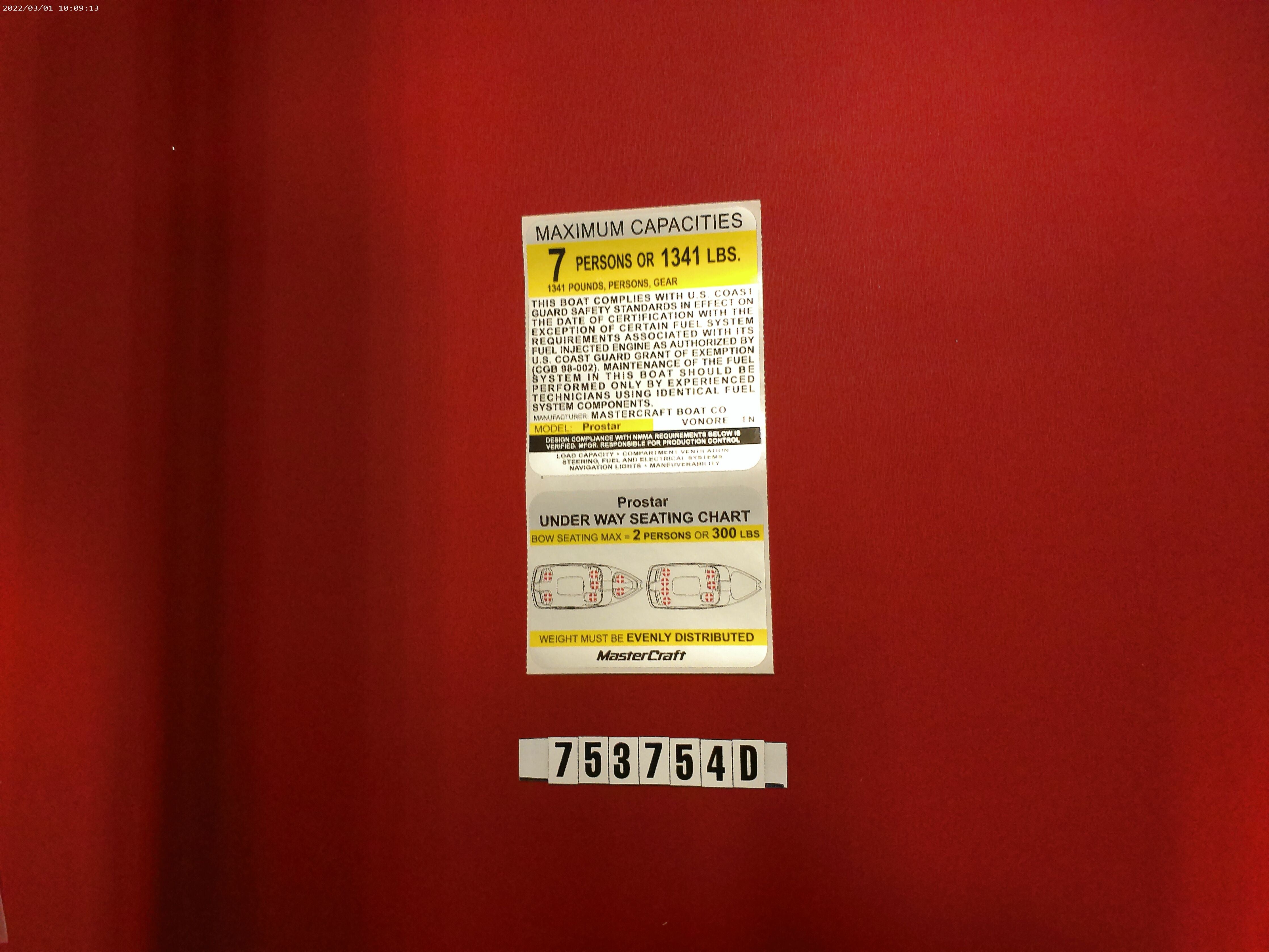 LABEL KIT- CAPACITY DOMESTIC PROSTAR REVD '17