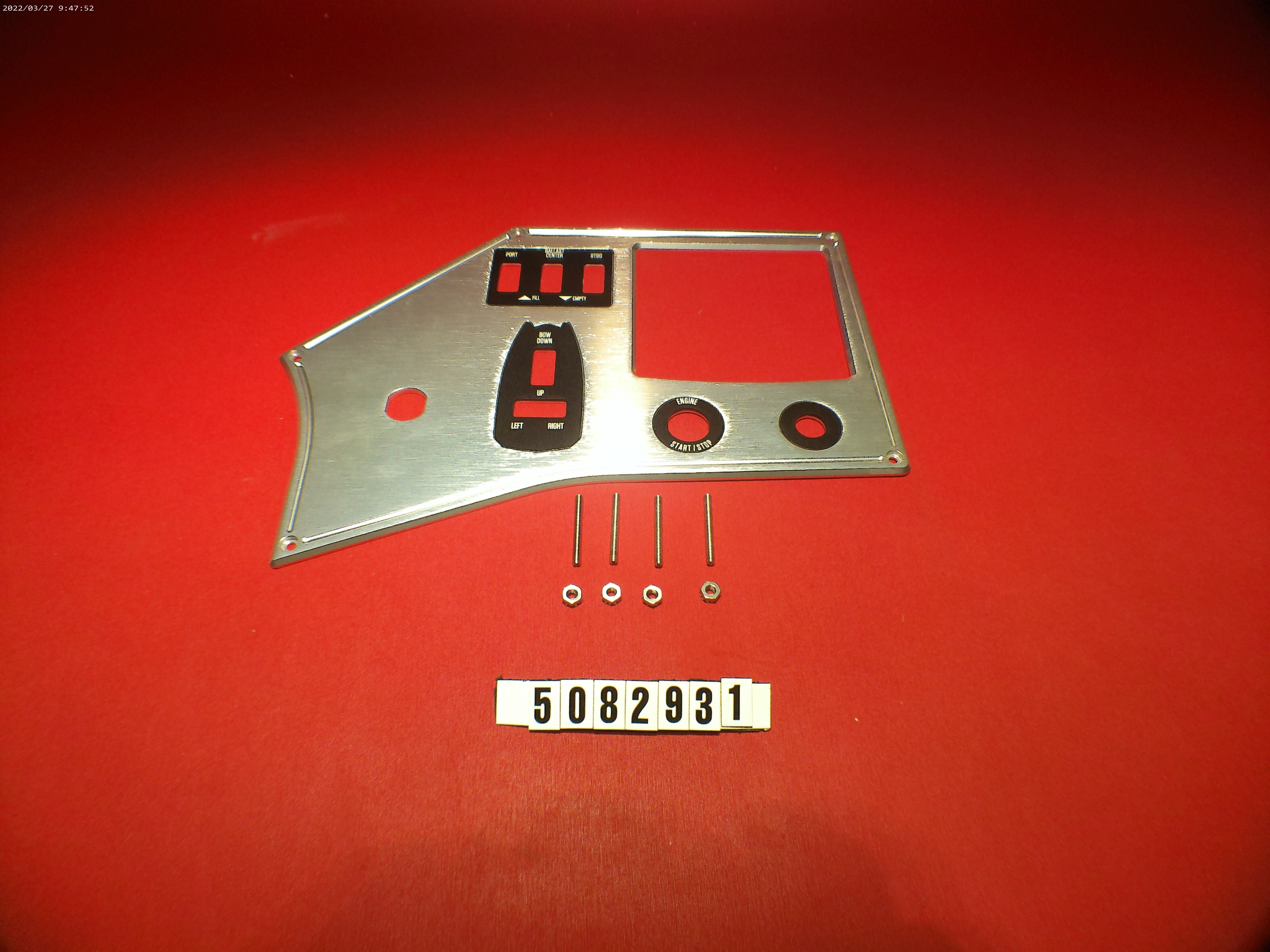 IPA-ALUM DASH PLATE RH NXT20 '15