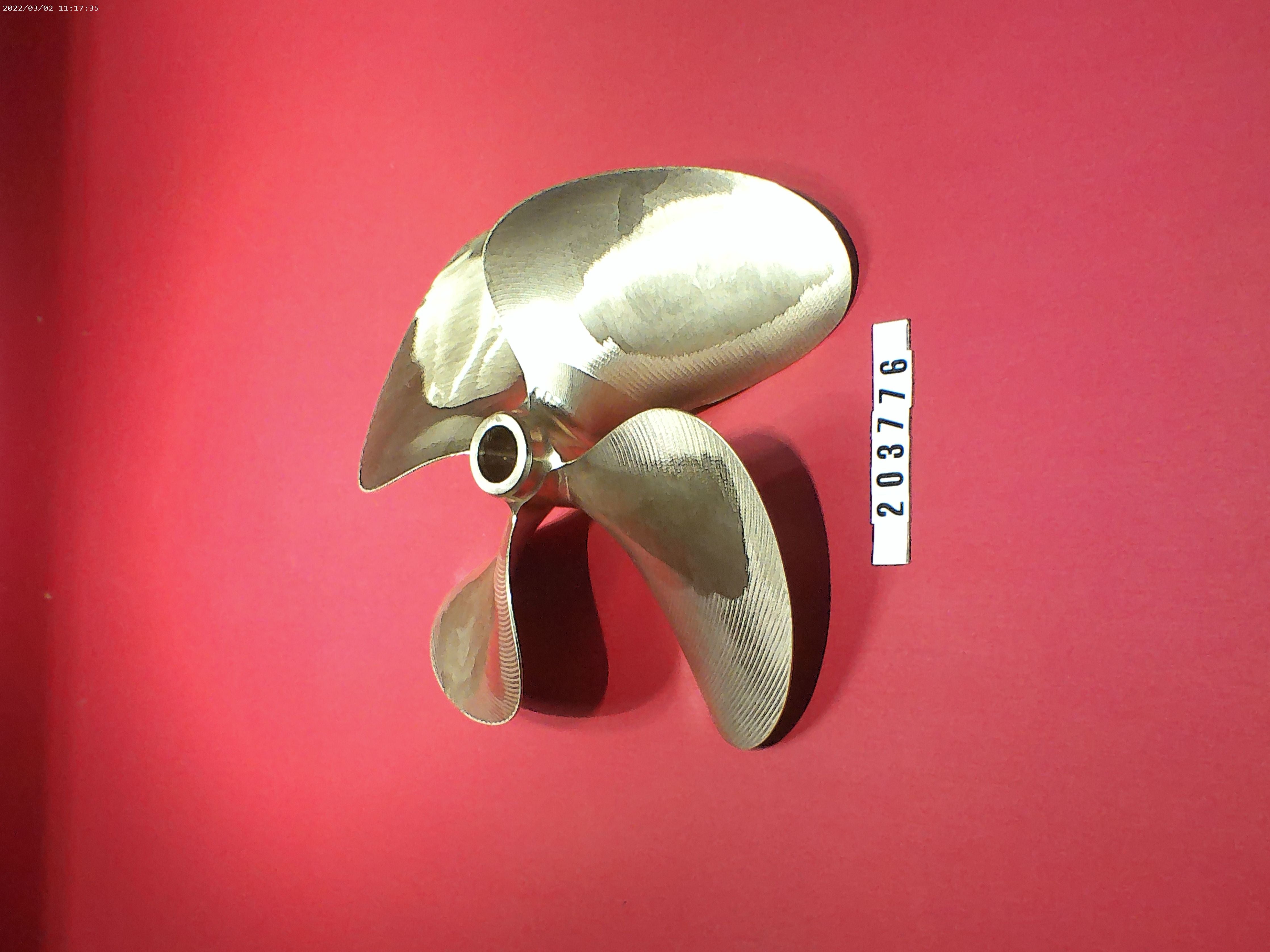 "PROP-13.7 X 17L 4 BLADE, 1 1/8 CNC, SPINED, RH, BR'04-12 MCX TWIN"