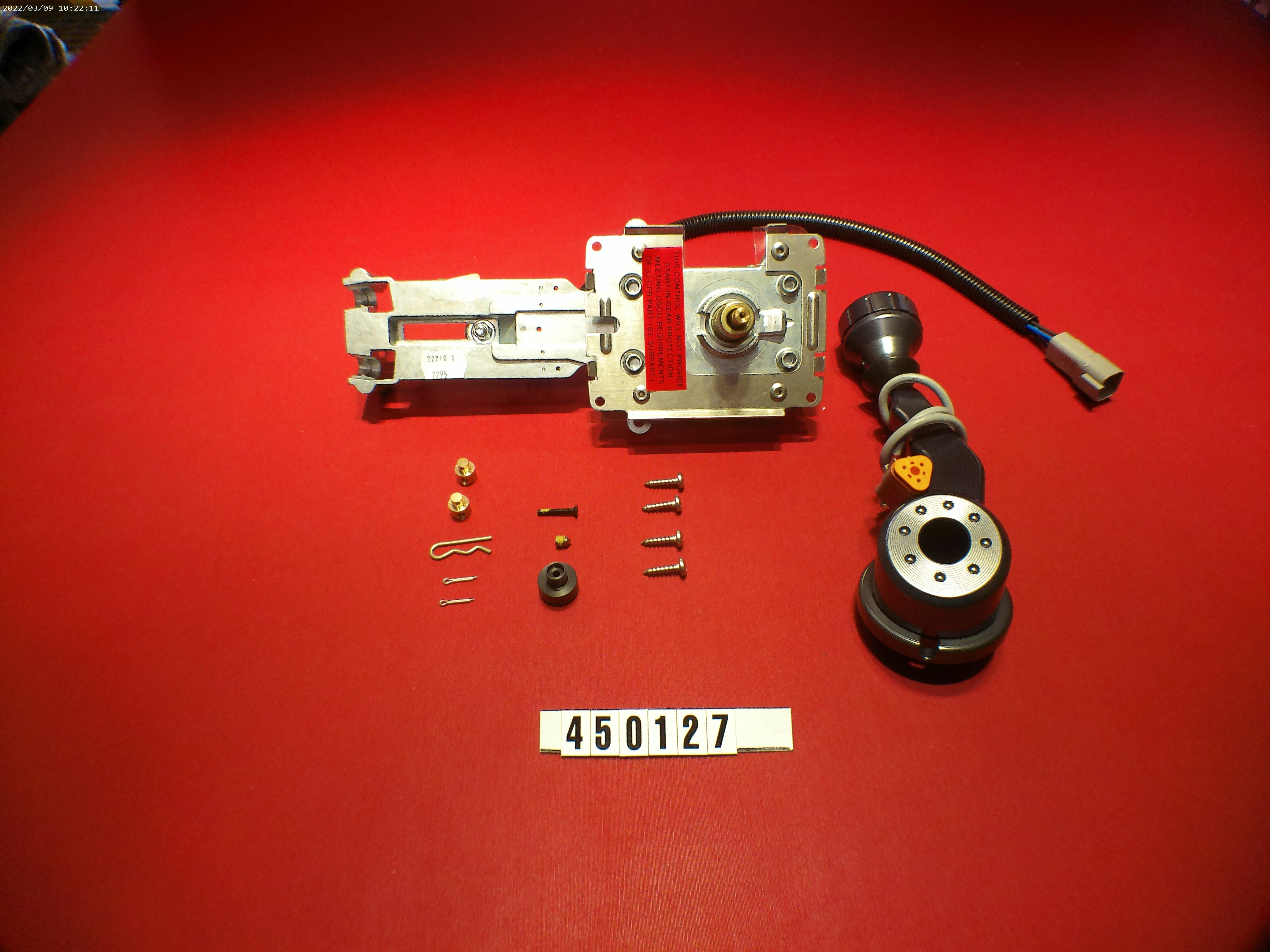 THROTTLE-CONTROL LVR SMY_GRAY ANODIZED w/STERN THRUSTER CH2295ENCESP