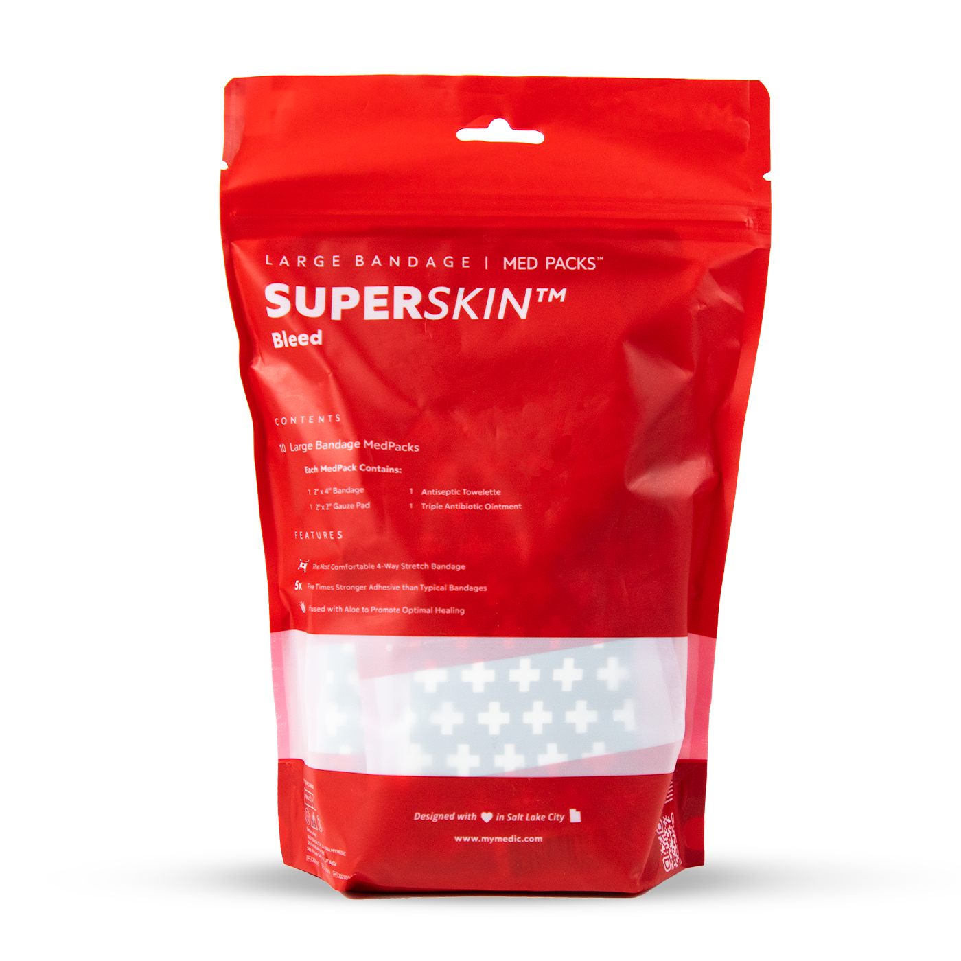 SuperSkin Large Bandage 10 Pack