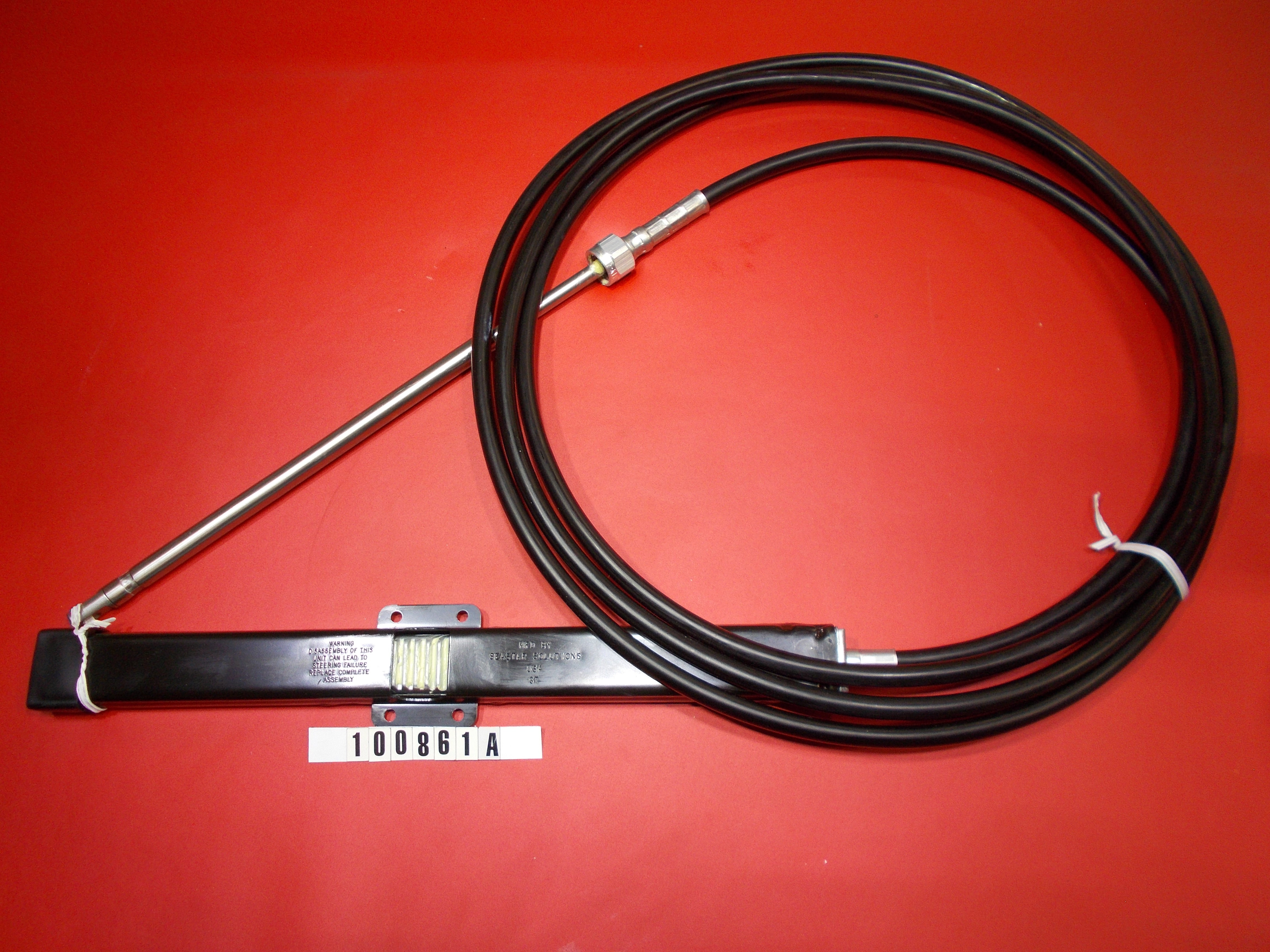 Replaced by Part# 100861P : 19' STEERING CABLE - ANTI BINDING - REV A NLA USE 100861P