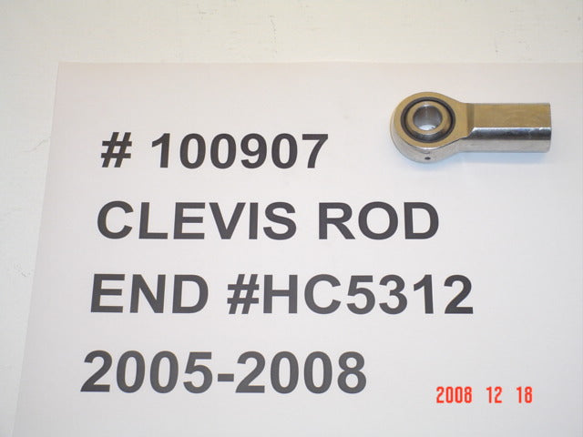 CLEVIS-ROD END OLD STYLE FITS #HC5312 05-07 HYD STEERING