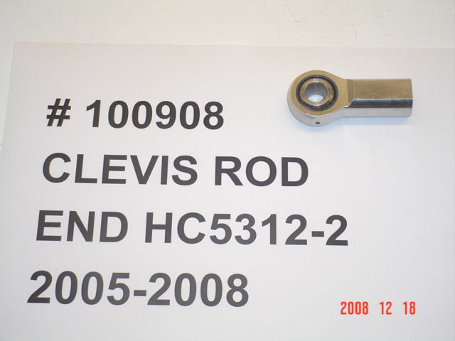 CLEVIS-ROD END NEW STYLE FITS #HC5312-2 05-07 HYD STEERING