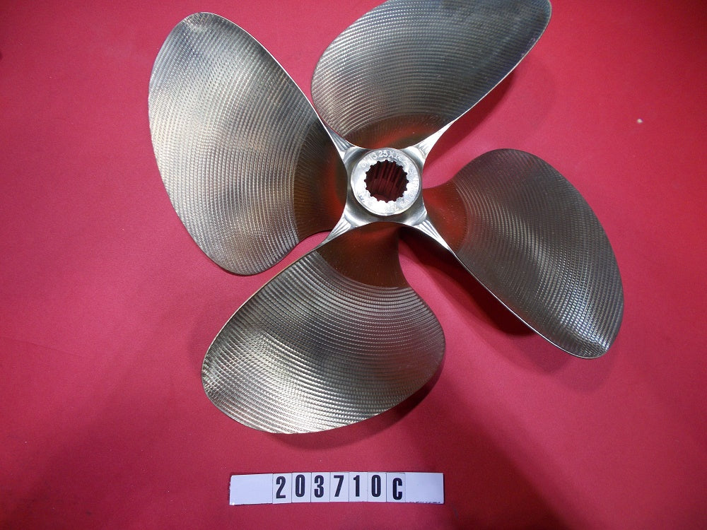 PROP-13.25 X 14.5 -1.110 CUP 4 BLADE SLALOM 5.7/6.2 '14