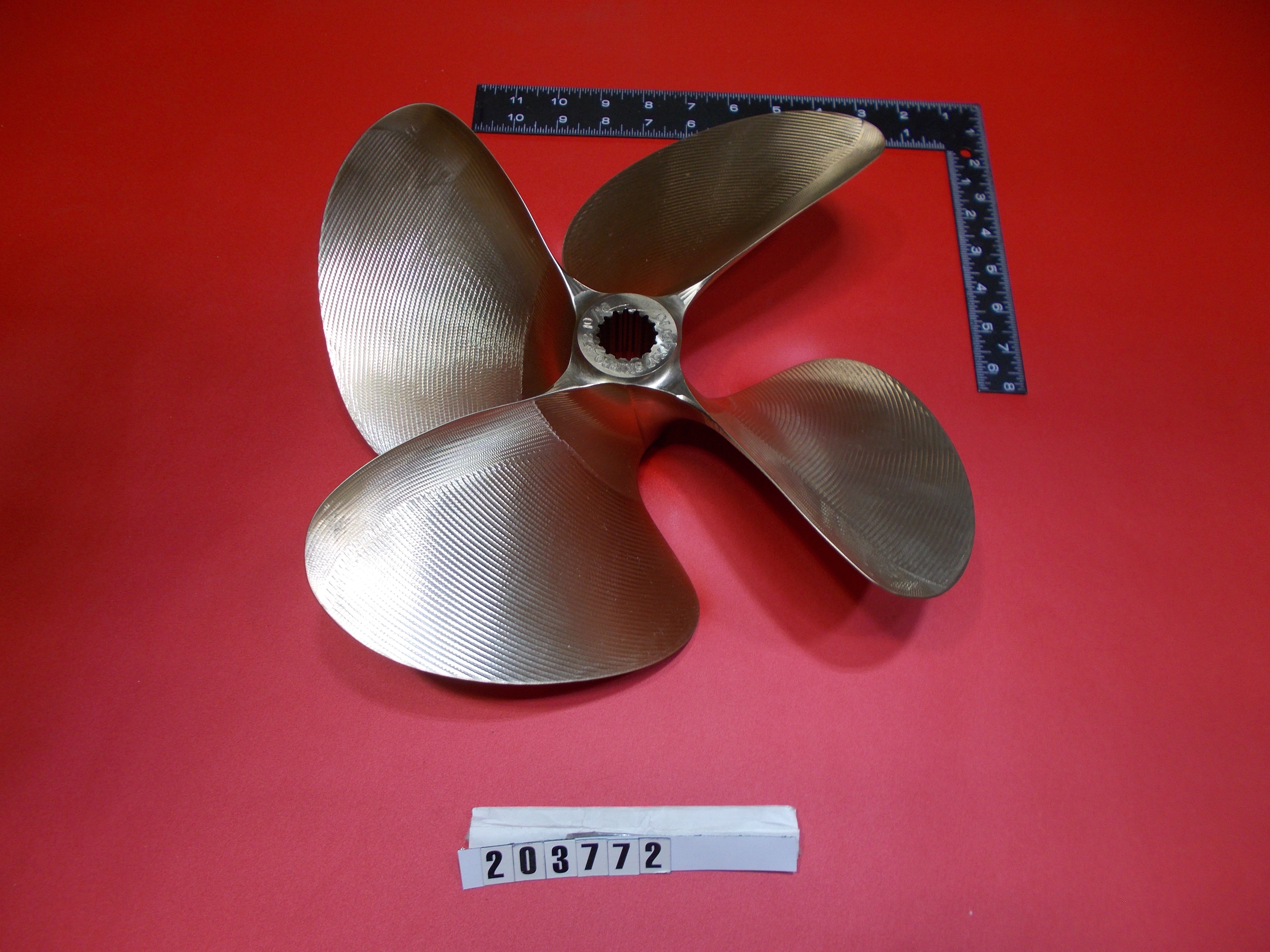 "PROP-13.7X17LX4 BLADE, 1 1/8 CNC SPLINED, LH, BRZ - 04 (MCXPS)"