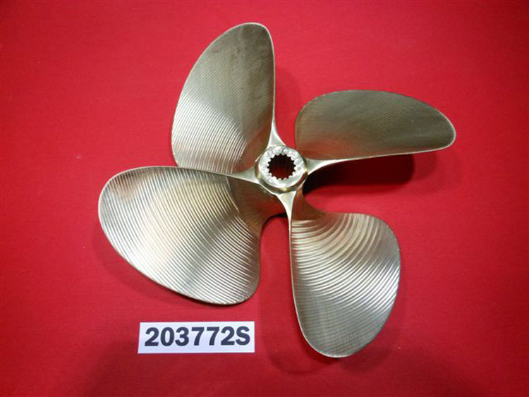 Replaced by Part# 203772 : "PROP-13.7 X 17 LX4 BLADE MCX/RTP-1, 1.5:1, CNC SPLINED LH BRONZE '04-06"