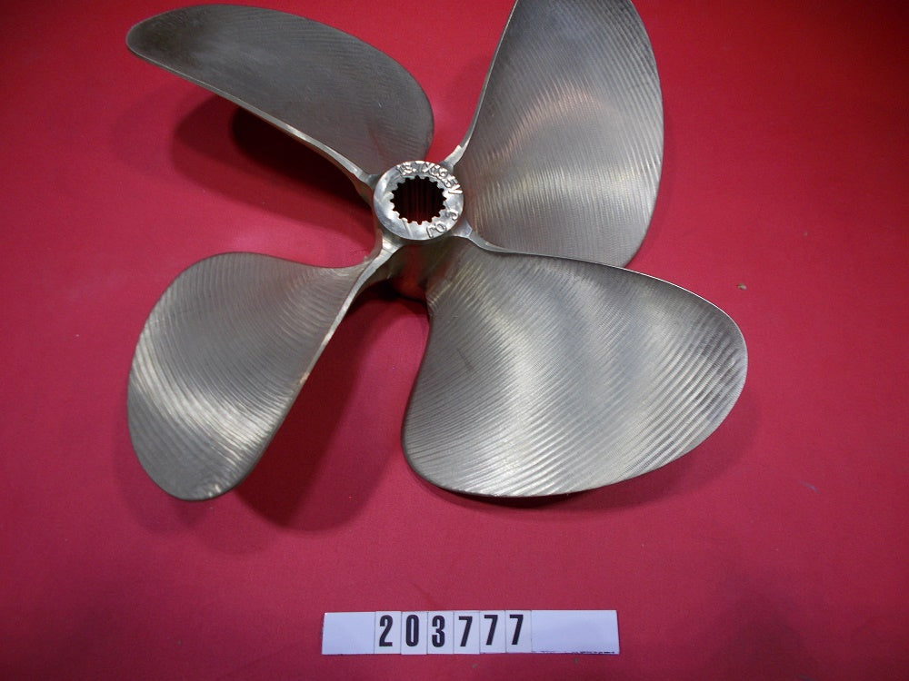 "PROP-13.7 X 19.5L 4 BLADE1 1/8 NCN, SPLINED, RH, BRZ '04"