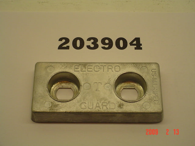 Replaced by Part# 203908 : "ANODE-TRANSOM, 6 X2.5 '07"