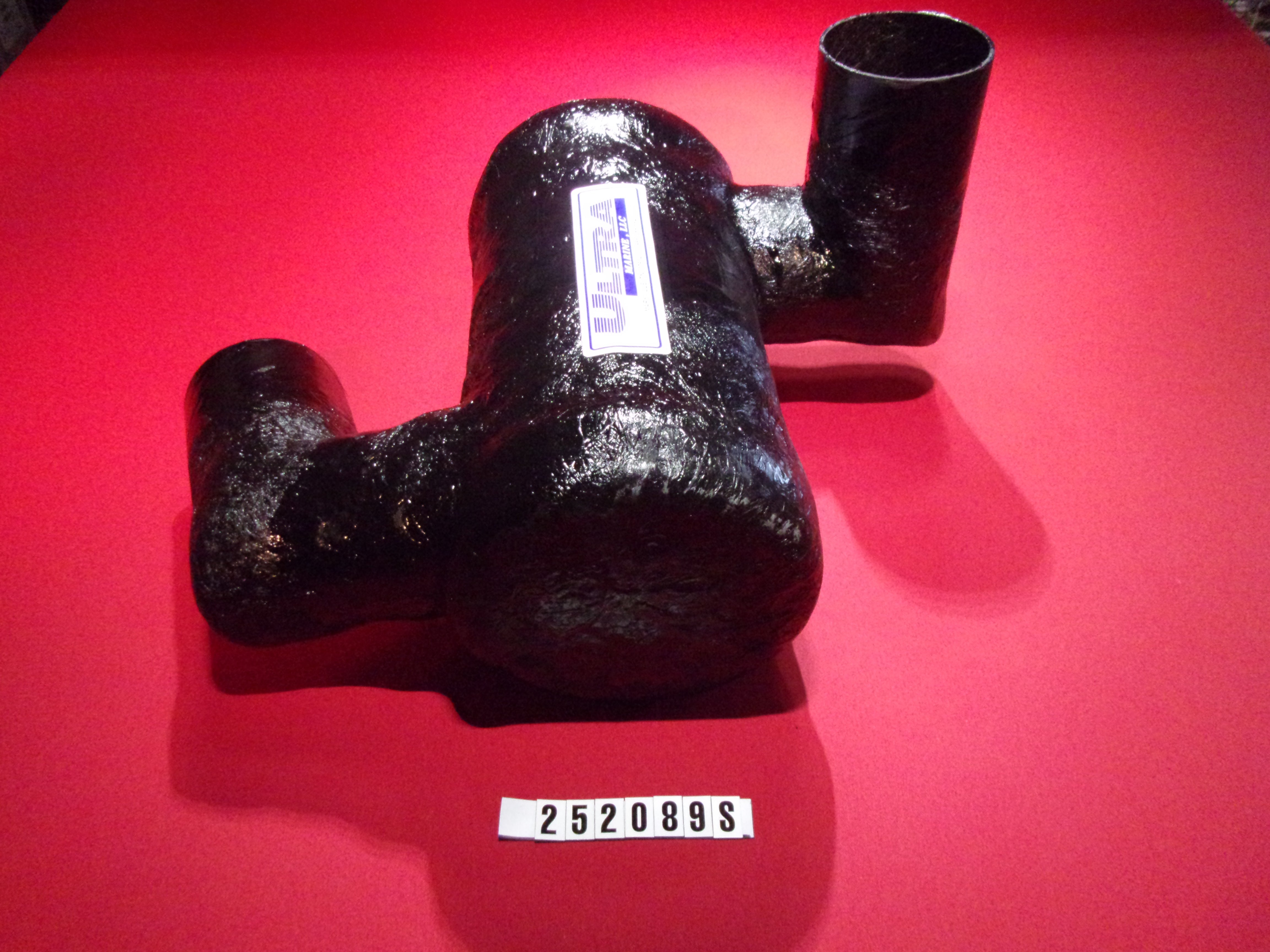 MUFFLER- STRB 2013 68 DEGREE INLET TILTED 15 DEGREES 90 DEGREE OUTLET