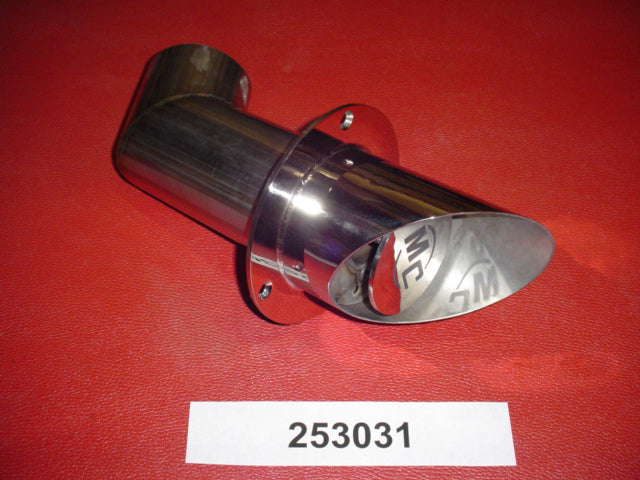 Replaced by Part# 253035 : MUFFLER- W/CHROME FLANGE AND TIP -70DEGREE '07