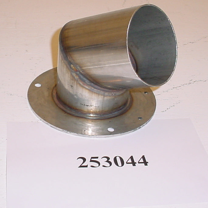 "EXHAUST-SS 3.5' 24* 280 W/FG MUFFLERS '08 W/FLAP, NO INTERNALS"