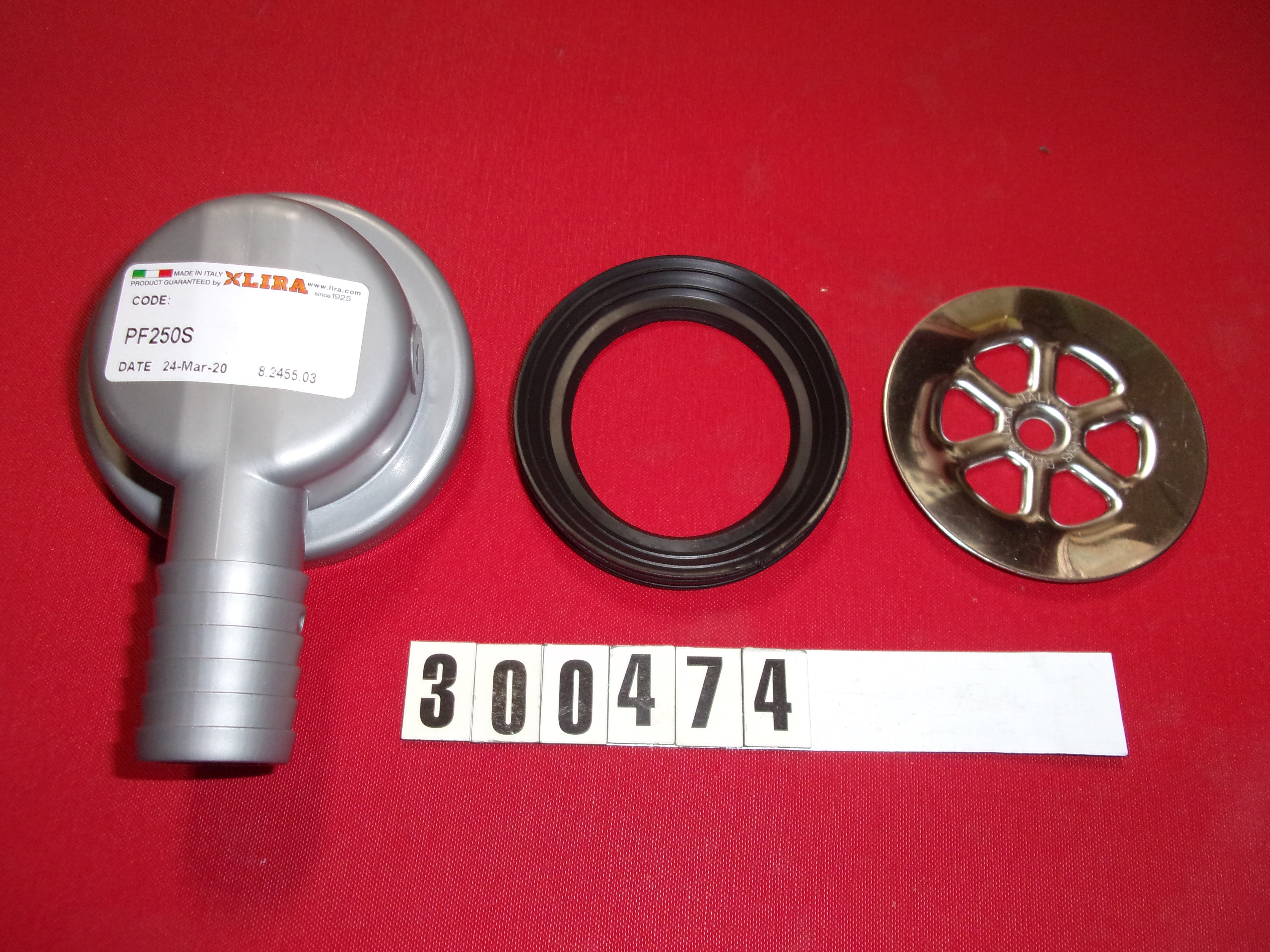 "DRAIN - 5/8"" LOW PROFILE, WHITE "