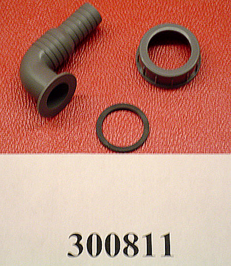 ELBOW-1-1/4 TO 3/4 HOSE BARB 300
