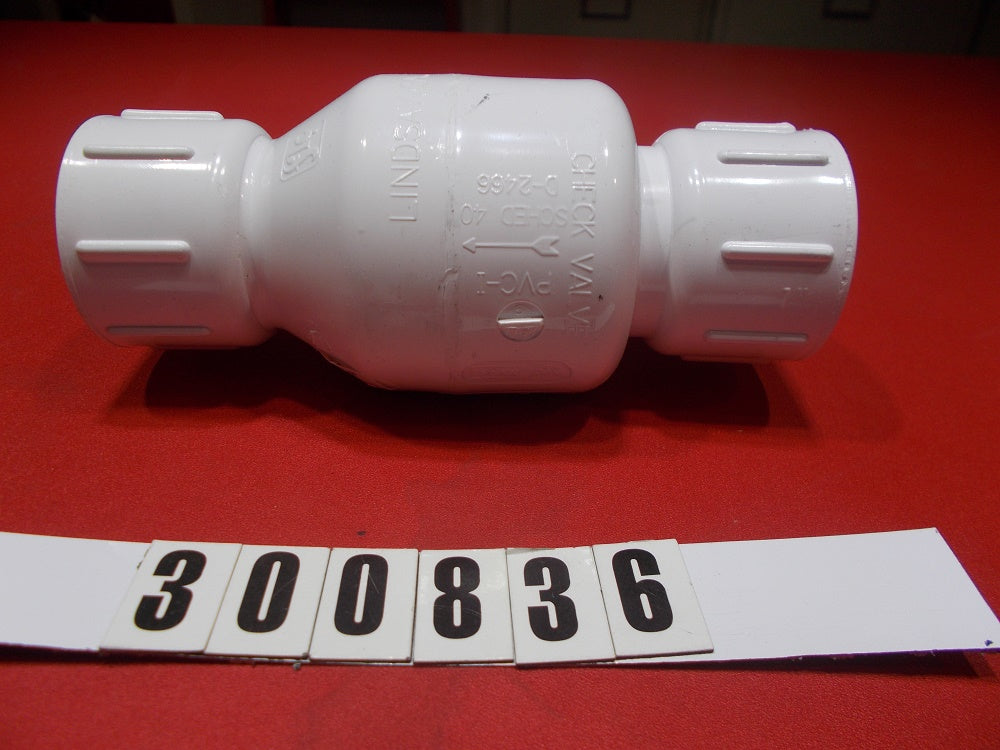 "CHECK VALVE-1"" PVC SPRINGSURF BAGS '14"