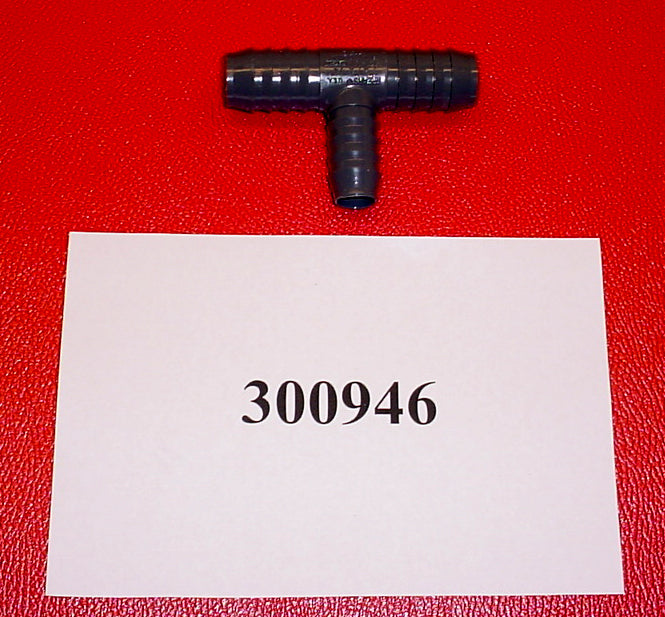 "FITTING - 1"" x 3/4"" x 1"" PVC TEE - BARBED"