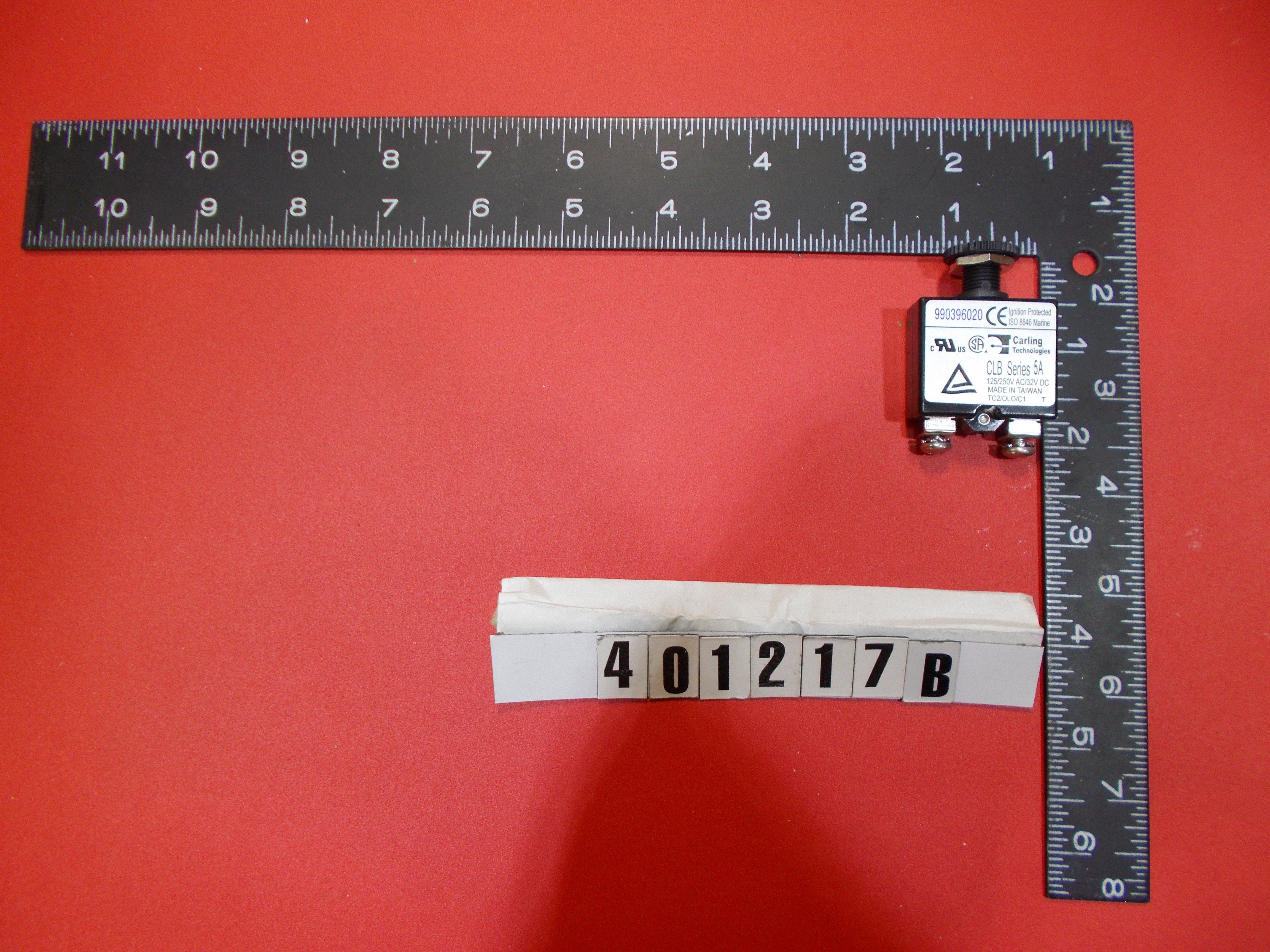 BREAKER 5-AMP CLB PUSH BUTTON SCREW TERMINAL