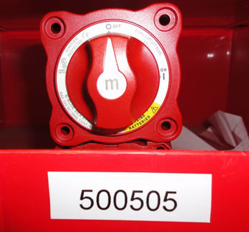 Replaced by Part# 500505A : SWITCH-DUAL BATTERY 4-POST BLUE-SEA NLA USE 500505A