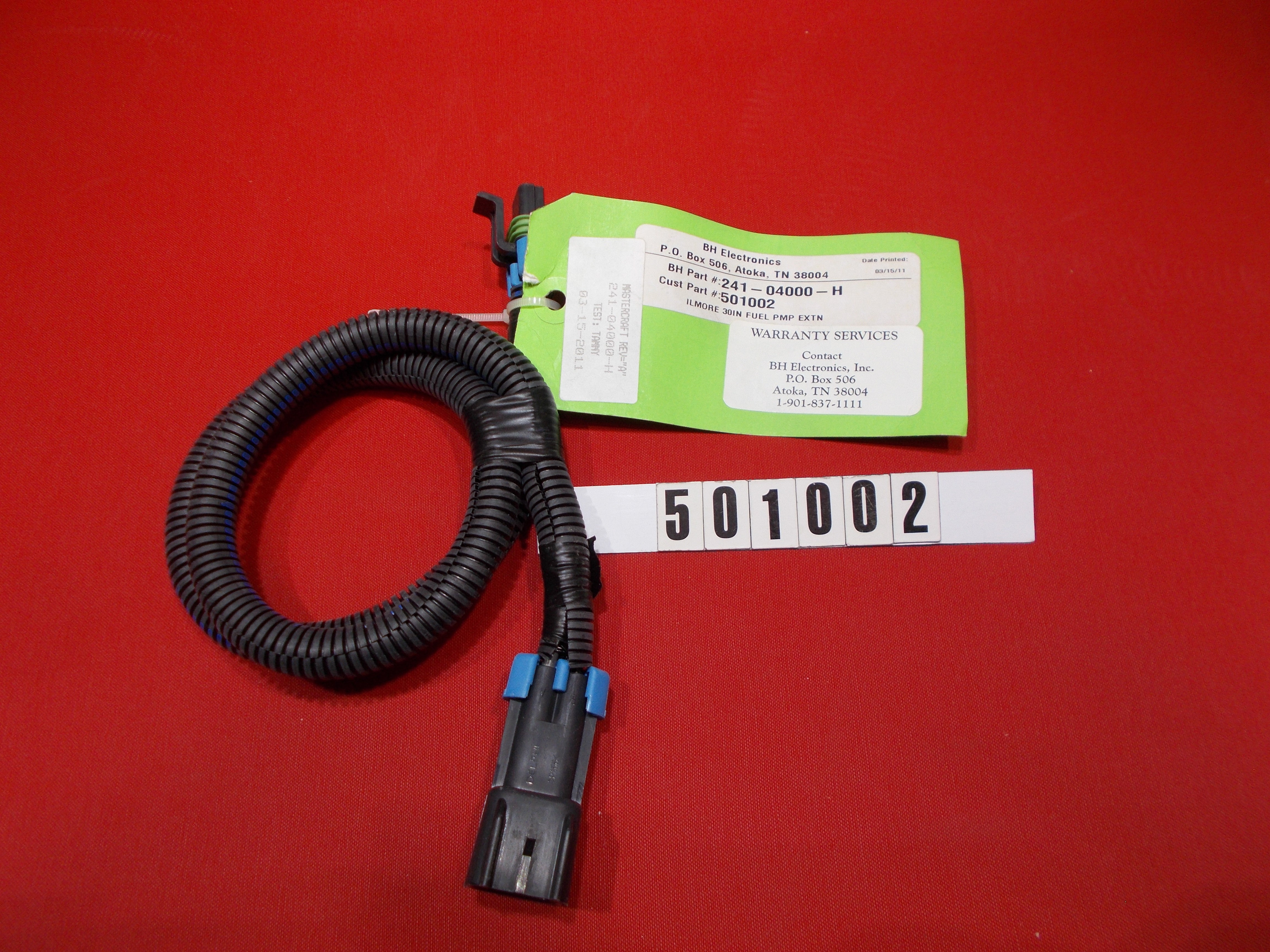 HARNESS-FUEL PUMP EXT 2-WIRE