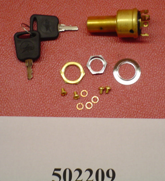 SWITCH - IGNITION w/KEY BRASS