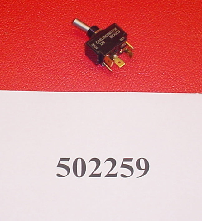 "SWITCH-TOGGLE RED '06 ON-OFF-ON BALLAST PUMP X2/X15/ X30/X45, 5 PRONGE"