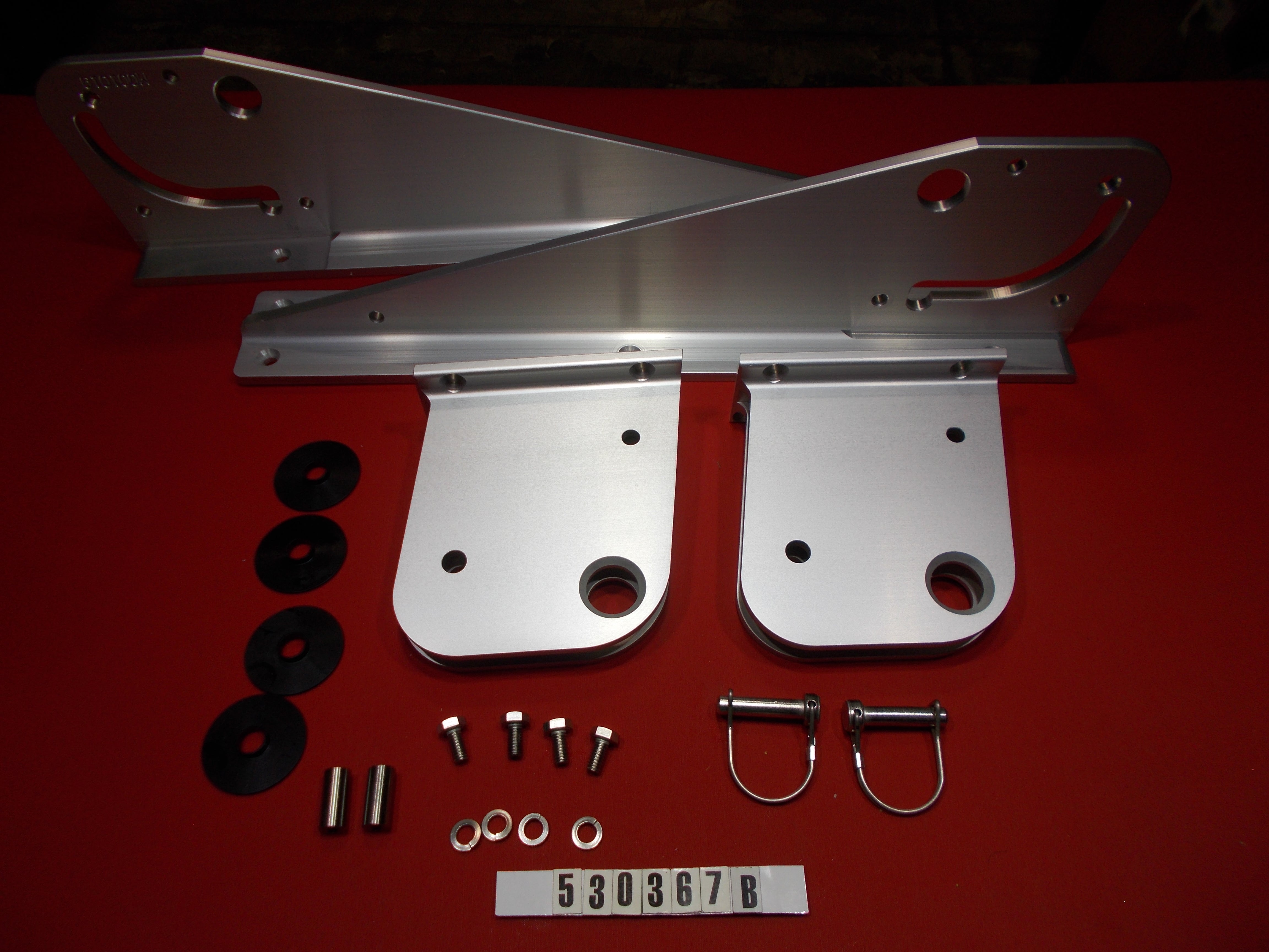 "BRACKET-FOLDING PLAT X2-X25-X35-X55' 14 REV B 22"" SALTWATER"