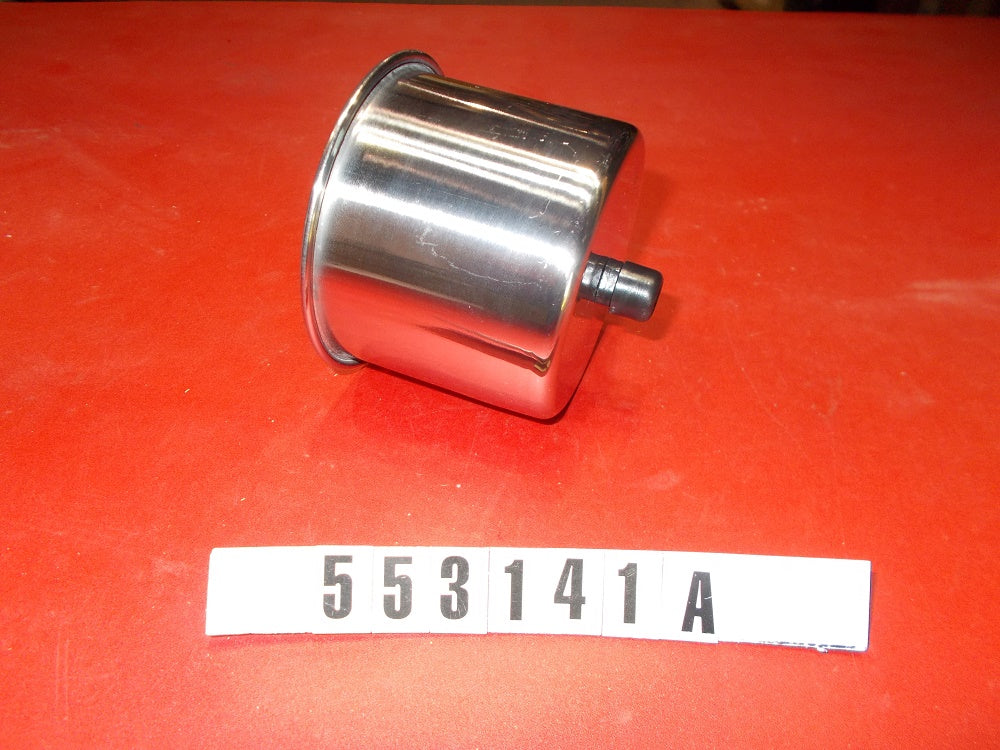 CUPHOLDER-3.75X2/X-STAR.5 POLISHED SS '12-'14 SHORT/SKINNY REVA W/DRAIN