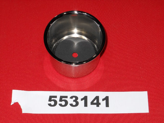 Replaced by Part# 553141A : CUPHOLDER-3.75X2/X-STAR.5 POLISHED SS '12-'14 SHORT/SKINNY