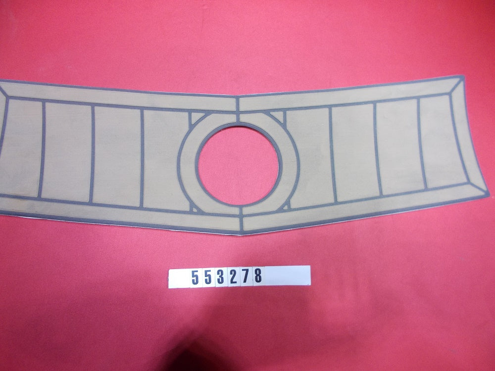 "PAD- TRANSOM STEP W/ PYLON, TEAK LOOK X46 '14"