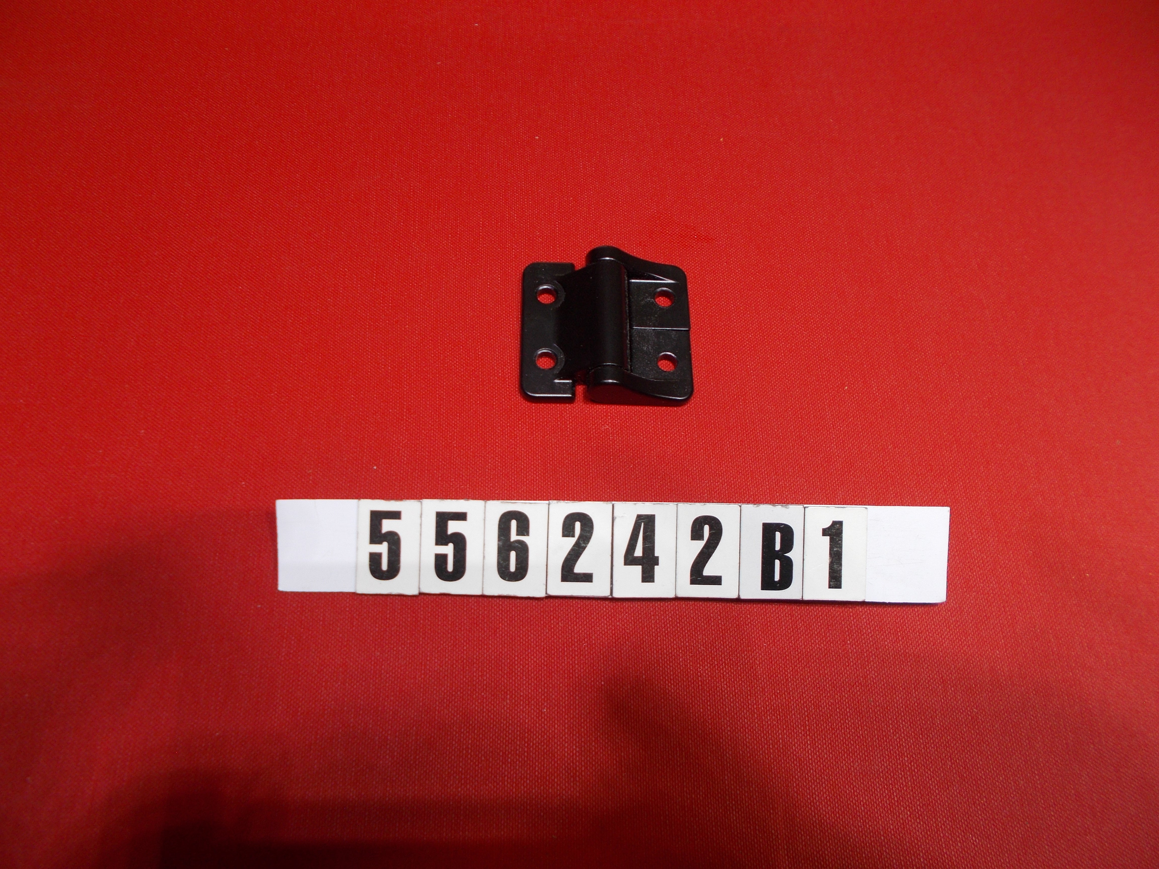 DOOR- WALK THRU ACRYLIC BLACK TORQUE HINGE