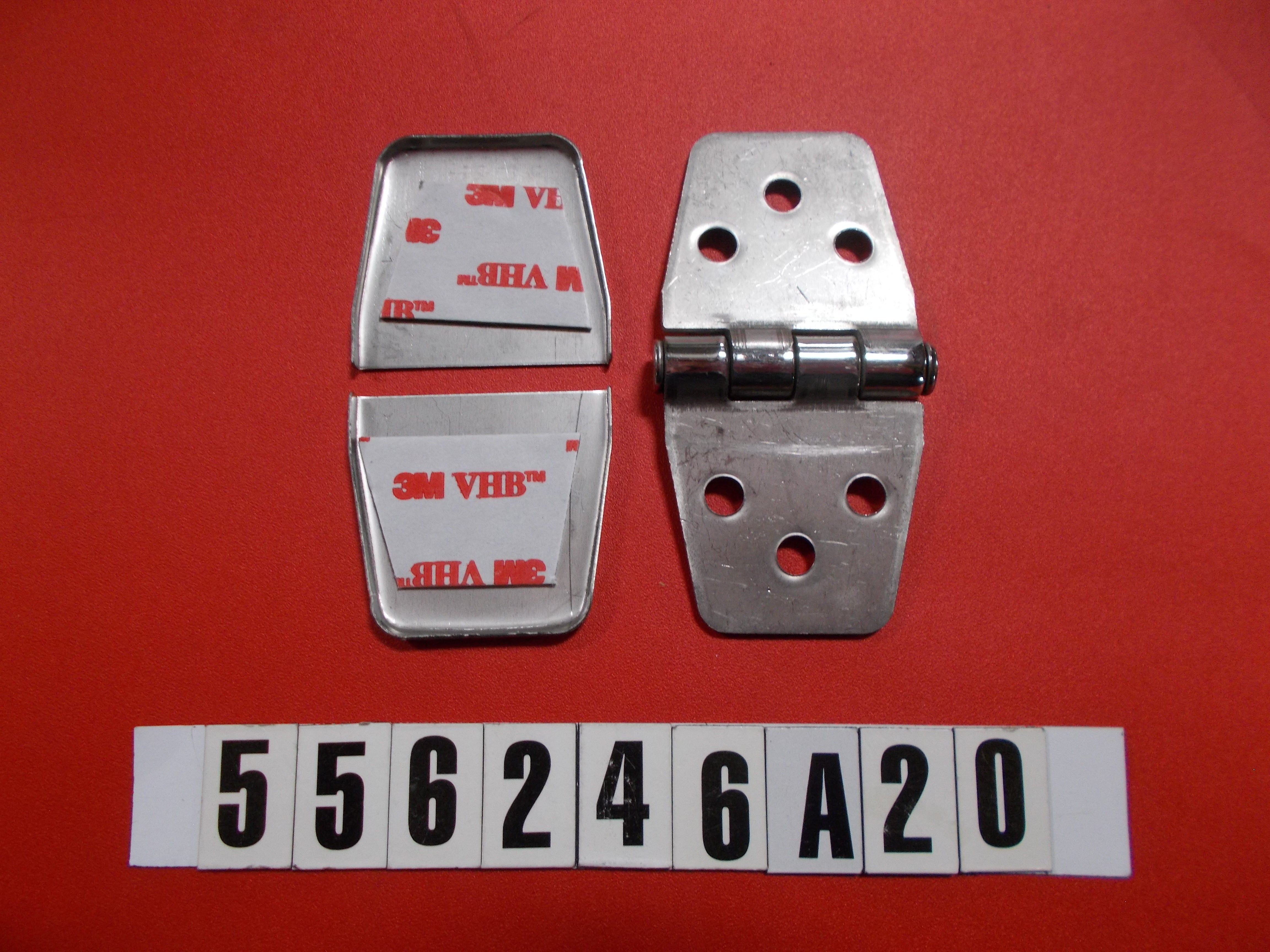 DOOR WALK-THRU ALUM COVERED FLUSH HINGE '17