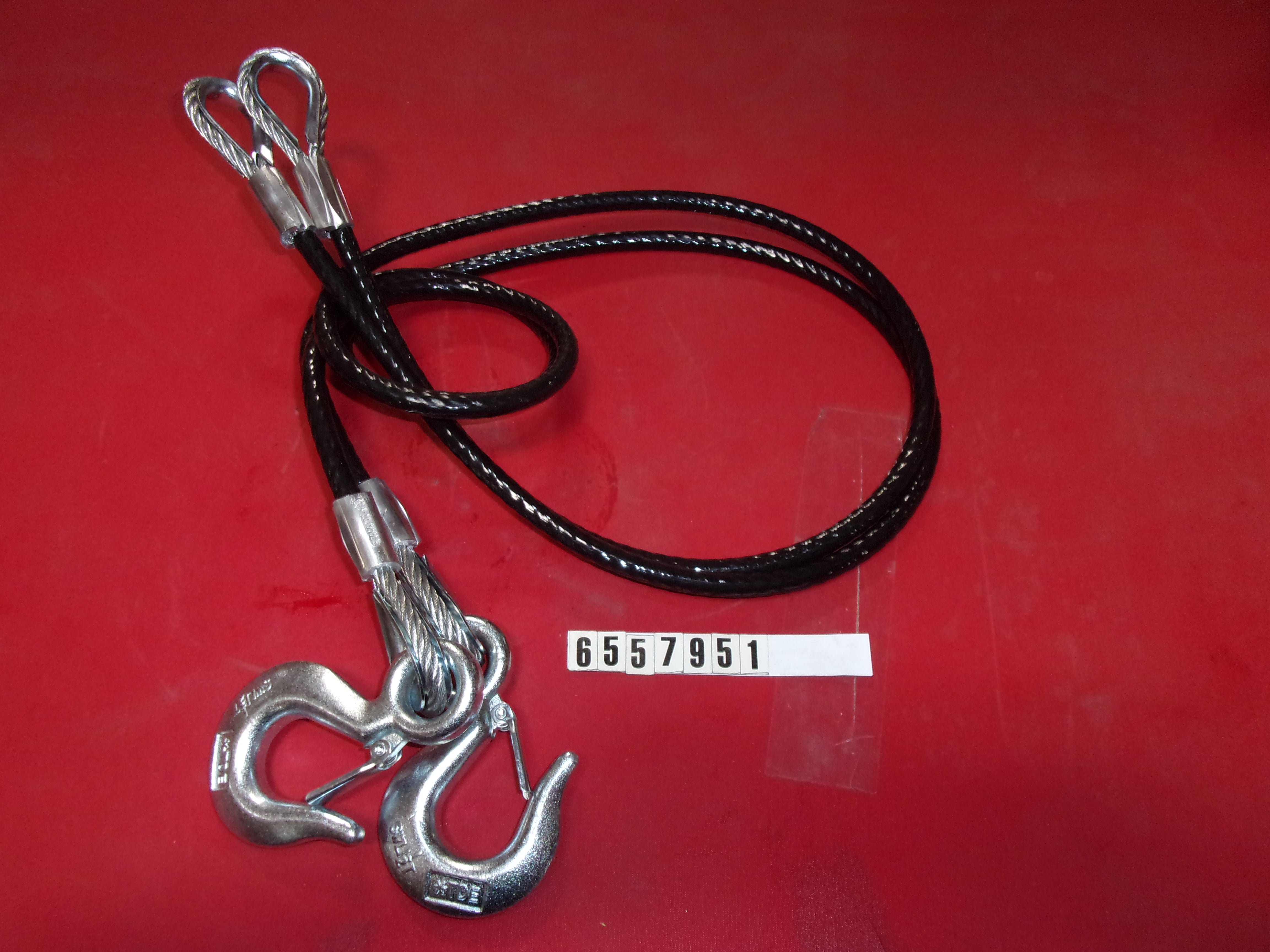 CABLE-SAFETY 58"x5/16 STRCOIL 10K