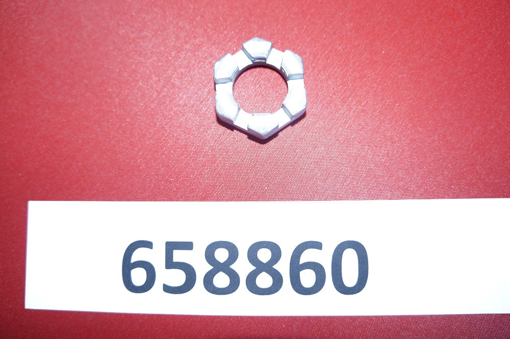 AXLE '15 NUT CASTLE SPINDLE HEX 1 INCH GALV