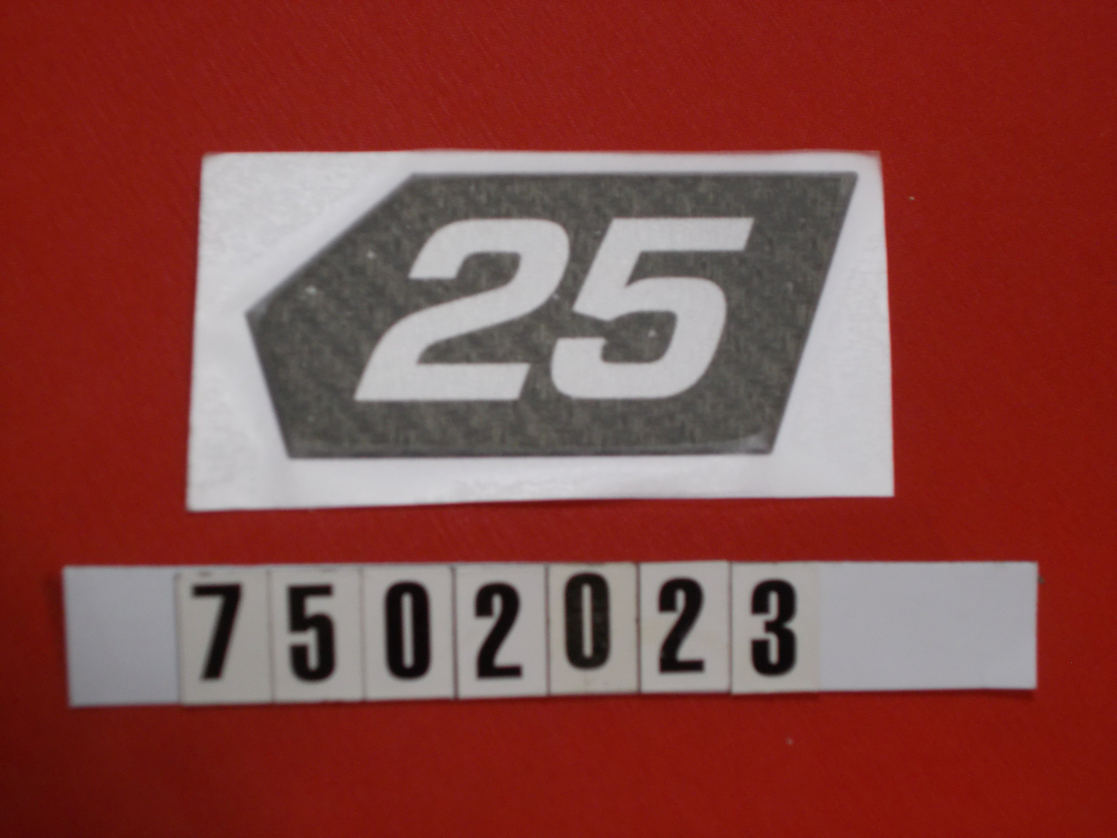 DECAL-X25 DESIGNATOR '14
