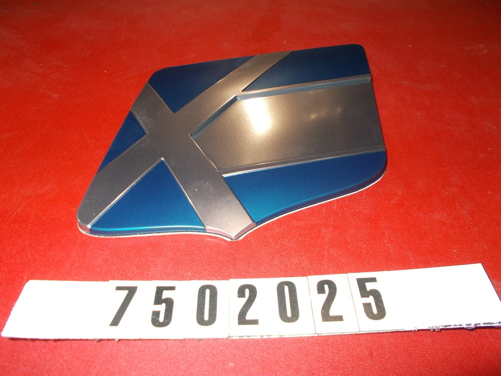 DECAL-SM SHIELD MED BLUE MEDITERRANEAN '14 X SERIES