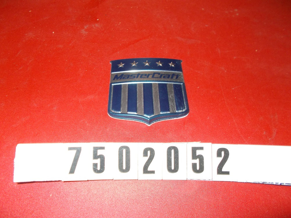 DECAL-TRANSOM SHIELD MEDITERRANEAN BLUE '14
