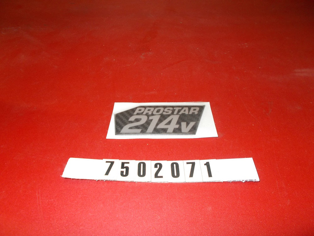 DECAL-DESIGNATOR PS214V FITS INSIDE SHIELD '14
