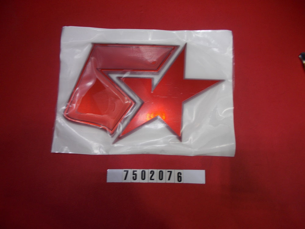 DECAL-SHIELD PROSTAR SATIN RED '16