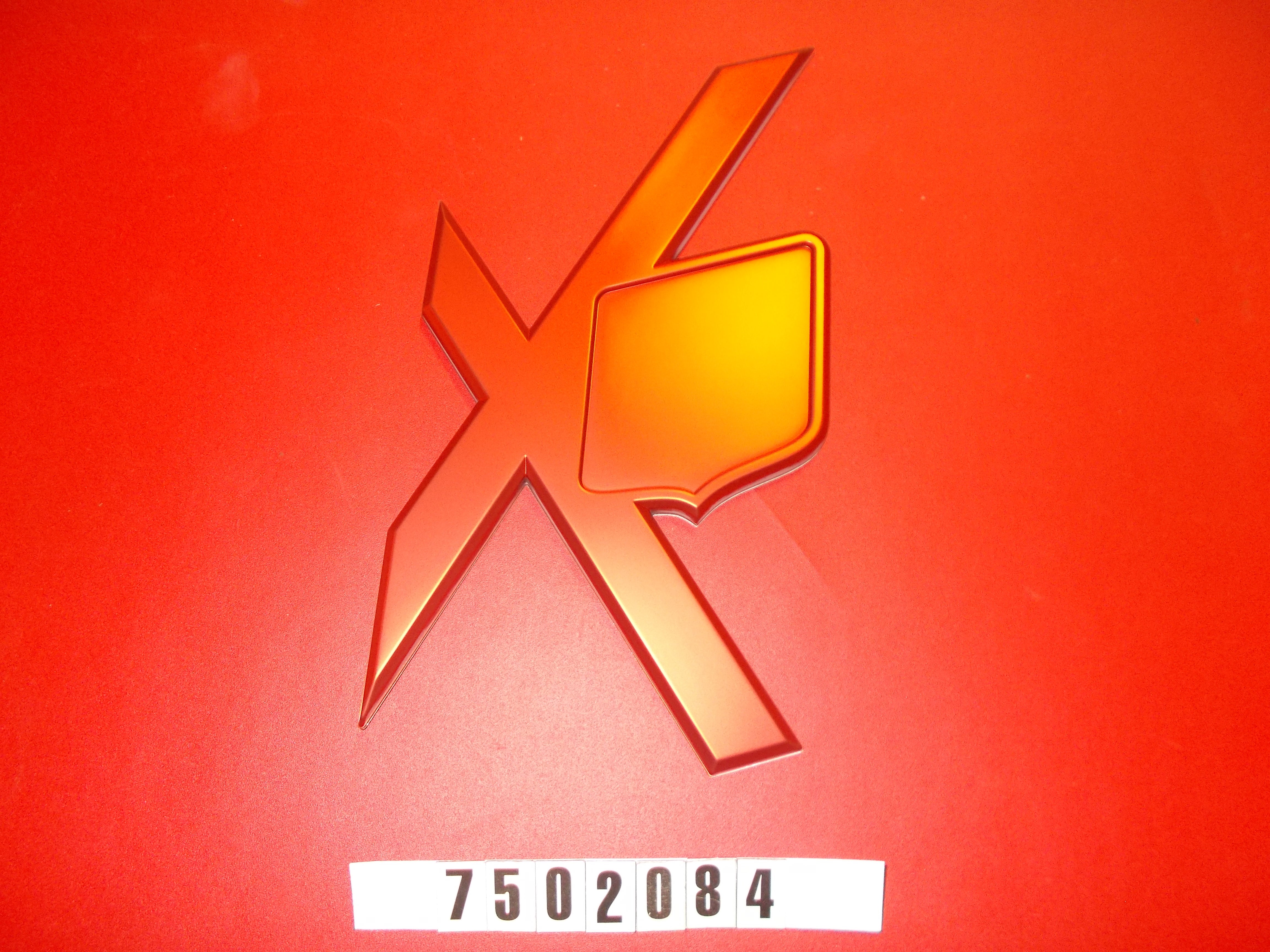 DECAL-SHIELD XSERIES SATIN RED '16