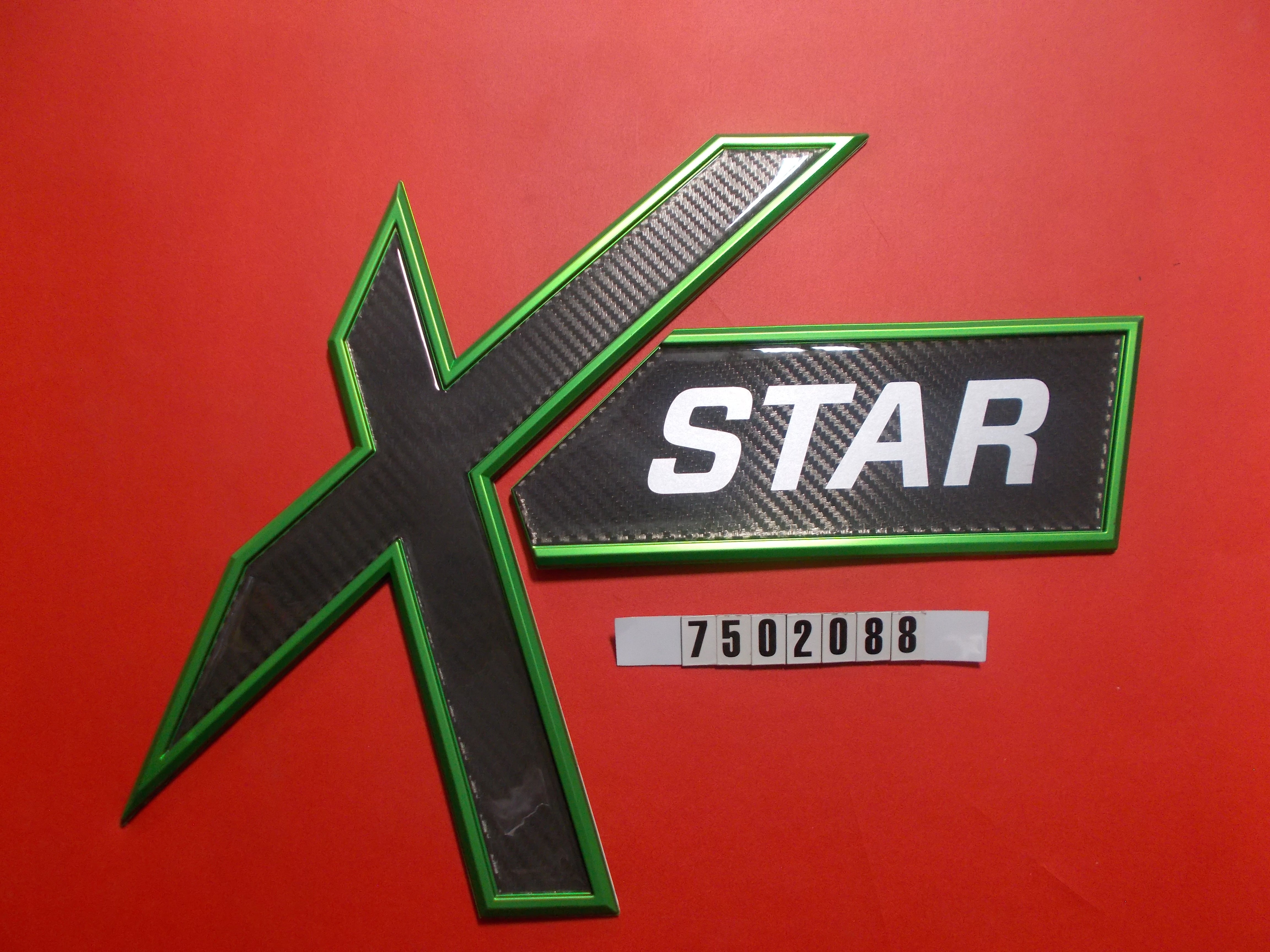 DECAL-SHIELD XSTAR SATIN GREEN '16